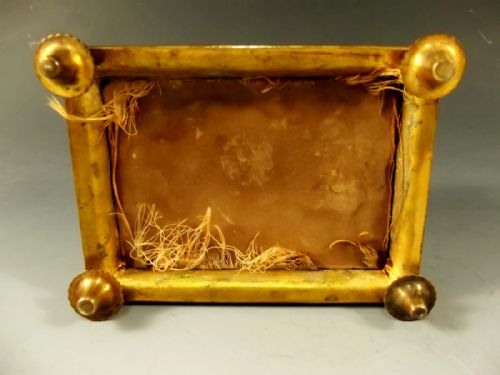LARGE 19TH CENTURY FRENCH ENAMEL ORMOLU CASKET - ADDITIONAL PHOTO 9