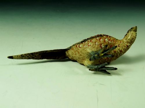 19TH CENTURY AUSTRIAN COLD PAINTED BRONZE PHEASANT - ADDITIONAL PHOTO 5