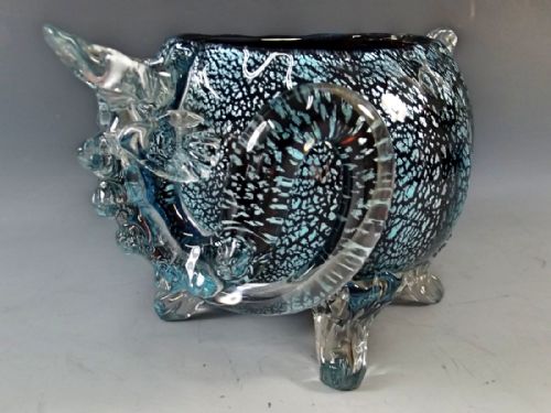 STEVENS WILLIAMS ROCKINGHAM BOWL APPLIED LIZARDS C1890 - ADDITIONAL PHOTO 2