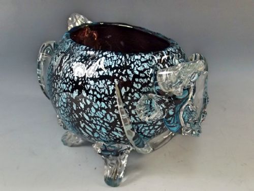 STEVENS WILLIAMS ROCKINGHAM BOWL APPLIED LIZARDS C1890 - ADDITIONAL PHOTO 4
