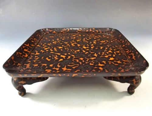 japanese meiji period lacquer tray - CATEGORY: ANTIQUE MISCELLANEOUS - DATED 1890