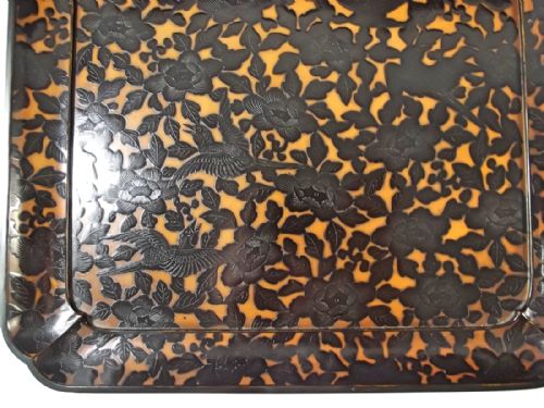 JAPANESE MEIJI PERIOD LACQUER TRAY - ADDITIONAL PHOTO 2