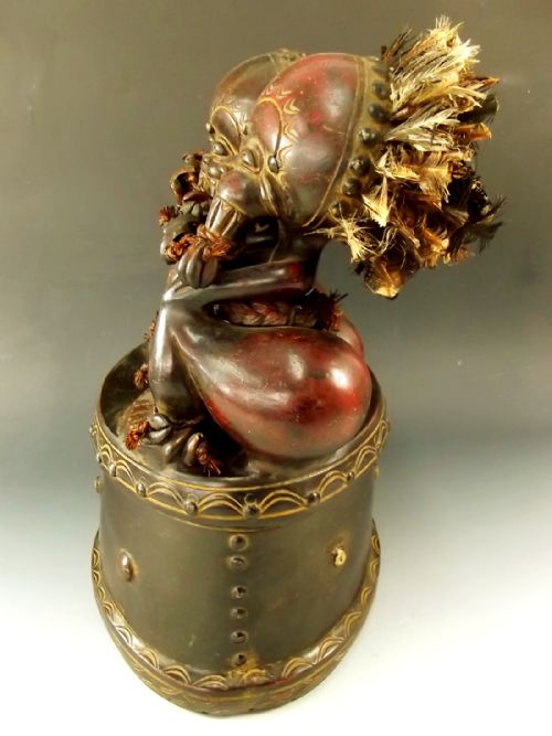 TRIBAL AFRICAN POTTERY FIGURINE CAMEROON C191O - ADDITIONAL PHOTO 2