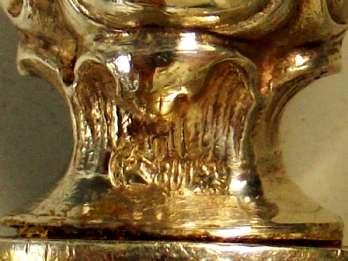 GERMAN 800 SILVER CHASED FISH SERVERS C1910 - ADDITIONAL PHOTO 4