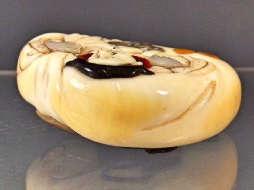 JAPANESE MEIJI PERIOD IVORY SHIBAYAMA DAIKOKU NETSUKE - ADDITIONAL PHOTO 2