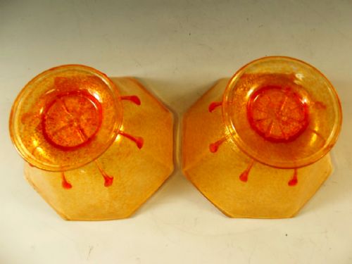 PAIR SALIVARTI CO MURANO GLASS BOWLS C1910 - ADDITIONAL PHOTO 3