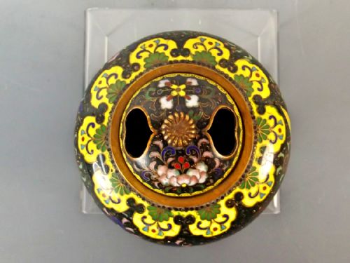 JAPANESE CLOISONNE ENAMEL KORO EARLY ANDO MARK - ADDITIONAL PHOTO 4
