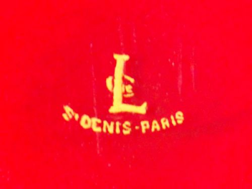 LEGRAS SAINT DENIS GLASS VASE GILT DECORATION C1905 - ADDITIONAL PHOTO 5