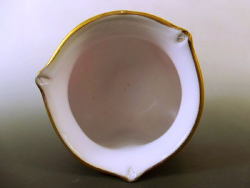 LEGRAS SAINT DENIS GLASS POSY VASE WITH GILT AND ENAMEL DECORATION C1905 - ADDITIONAL PHOTO 4