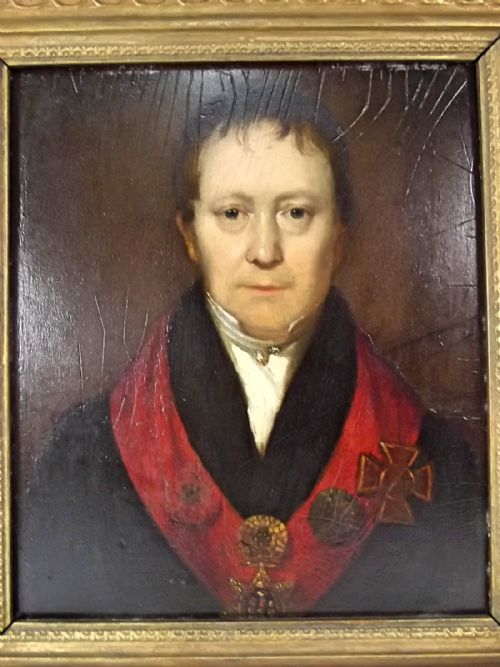 OIL ON BOARD PORTRAIT OF A GENTLEMAN C1830 - ADDITIONAL PHOTO 1