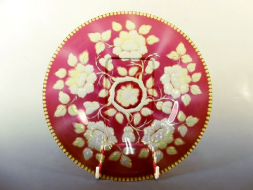 STEVENS WILLIAMS TWO COLOUR INTAGLIO CUT TO CLEAR PLATE - ADDITIONAL PHOTO 1