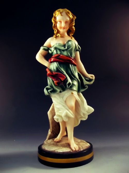 PAIR ROYAL WORCESTER PORCELAIN FIGURINES BEFORE AFTER THE WIND - ADDITIONAL PHOTO 5