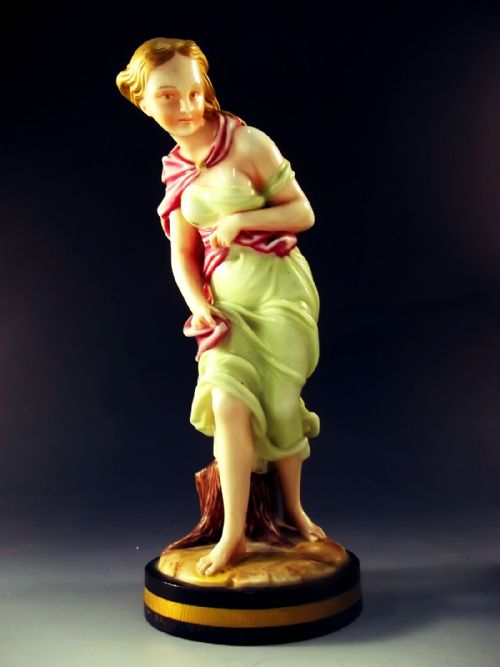 PAIR ROYAL WORCESTER PORCELAIN FIGURINES BEFORE AFTER THE WIND - ADDITIONAL PHOTO 6
