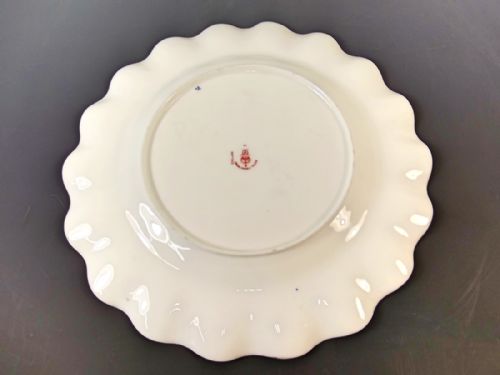 ROYAL CROWN DERBY HAND PAINTED PORCELAIN PLATE - ADDITIONAL PHOTO 4