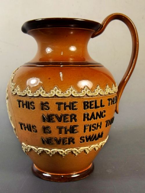 DOULTON LAMBETH STONEWARE GLASGOW JUG - ADDITIONAL PHOTO 2