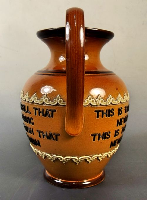 DOULTON LAMBETH STONEWARE GLASGOW JUG - ADDITIONAL PHOTO 3