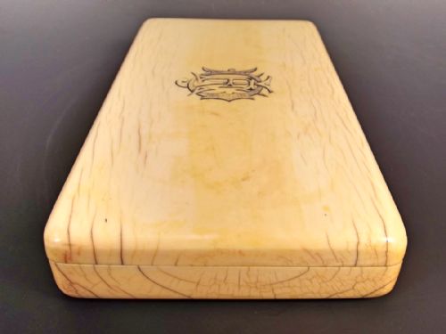 LARGE VICTORIAN IVORY COMPARTMENTAL BOX - ADDITIONAL PHOTO 7
