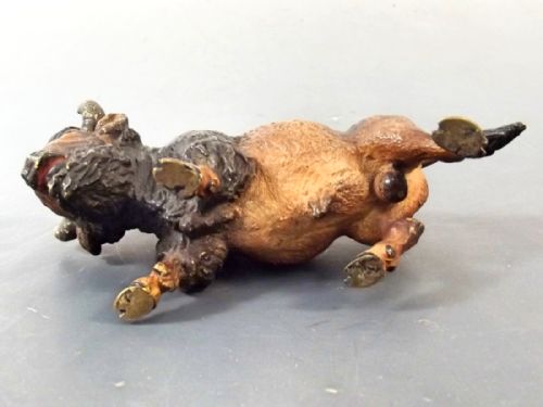 AUSTRIAN VIENNA COLD PAINTED BRONZE BISON - ADDITIONAL PHOTO 5