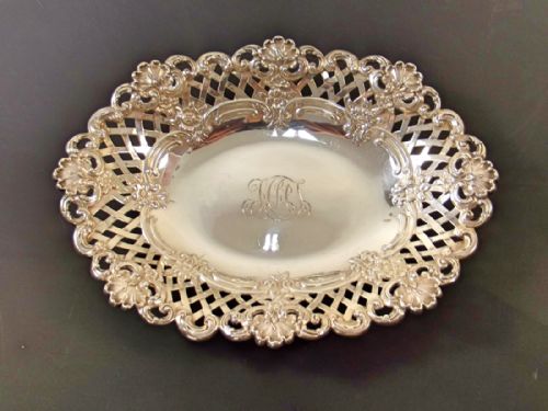 PAIR 19TH CENTURY TIFFANY AND CO STERLING SILVER DISHES - ADDITIONAL PHOTO 1