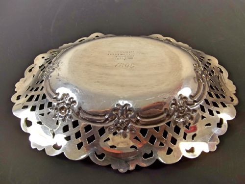 PAIR 19TH CENTURY TIFFANY AND CO STERLING SILVER DISHES - ADDITIONAL PHOTO 5