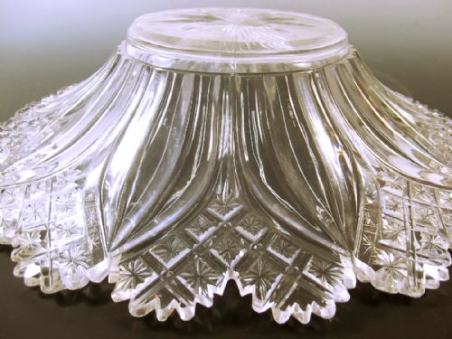 FRENCH ORMOLU CUT GLASS TAZZA - ADDITIONAL PHOTO 6