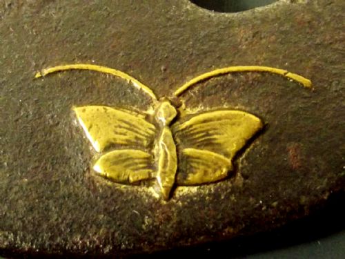 JAPANESE EDO PERIOD GOLD ONLAID IRON TSUBA - ADDITIONAL PHOTO 4