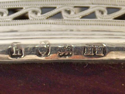 1783 HALLMARKED SILVER 8 BOTTLE CRUET BY ROBERT HENNELL I - ADDITIONAL PHOTO 6