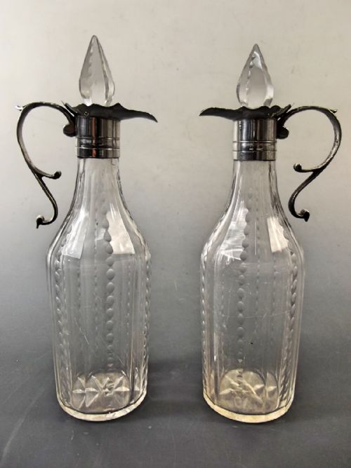 1783 HALLMARKED SILVER 8 BOTTLE CRUET BY ROBERT HENNELL I - ADDITIONAL PHOTO 8