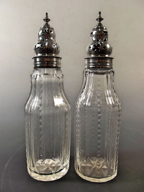 1783 HALLMARKED SILVER 8 BOTTLE CRUET BY ROBERT HENNELL I - ADDITIONAL PHOTO 9