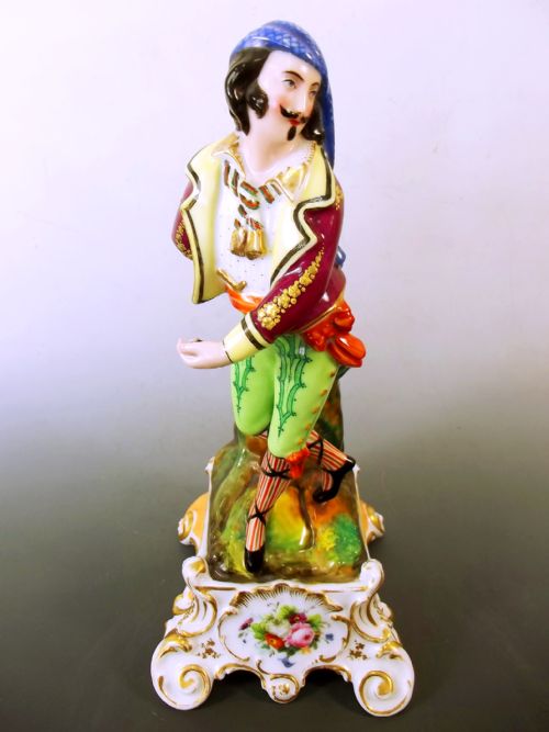 PARIS PORCELAIN FIGURE OF A CASTANET PLAYER - ADDITIONAL PHOTO 1