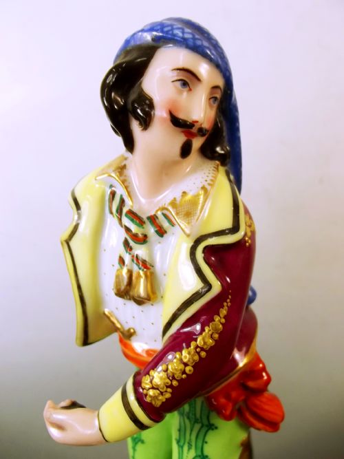 PARIS PORCELAIN FIGURE OF A CASTANET PLAYER - ADDITIONAL PHOTO 3