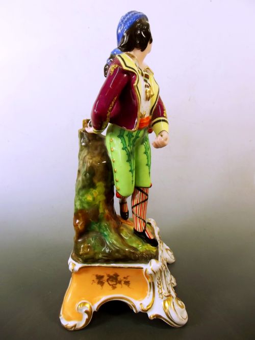 PARIS PORCELAIN FIGURE OF A CASTANET PLAYER - ADDITIONAL PHOTO 6
