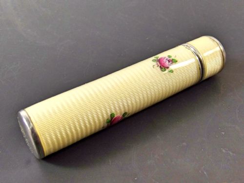 continental sterling silver and enamel manicure etui set - CATEGORY: ANTIQUE SILVER - DATED 1910
