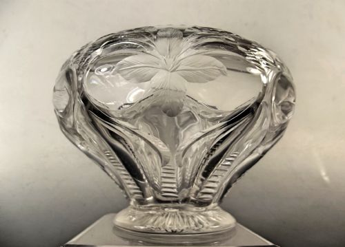 STEVENS AND WILLIAMS ROCK CRYSTAL IRIS BOWL - ADDITIONAL PHOTO 1