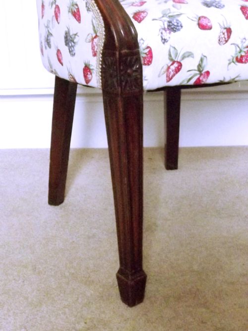 PAIR OF 1920S MAHOGANY TUB CHAIRS - ADDITIONAL PHOTO 6