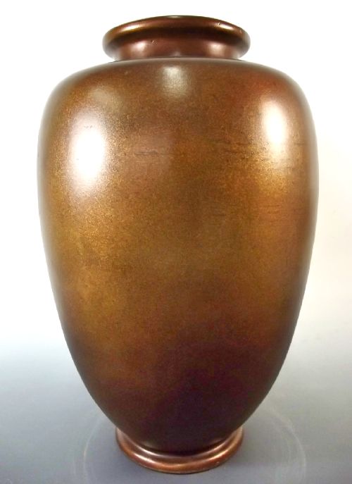 LARGE JAPANESE BRONZE MIXED METAL ONLAID COCKEREL VASE MEIJI PERIOD - ADDITIONAL PHOTO 6