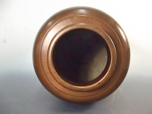 LARGE JAPANESE BRONZE MIXED METAL ONLAID COCKEREL VASE MEIJI PERIOD - ADDITIONAL PHOTO 8