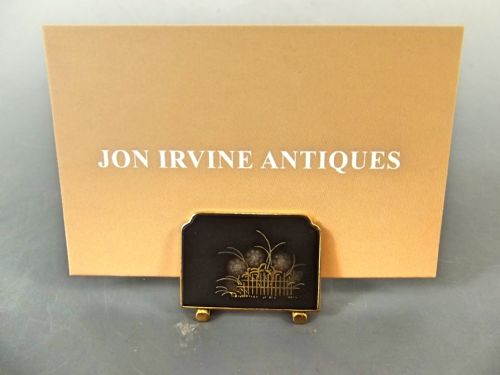 SET 4 JAPANESE DAMASCENE MENU HOLDERS - ADDITIONAL PHOTO 6