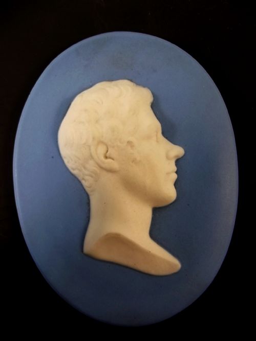 wedgwood porcelain medallion of henry brougham c1810 - CATEGORY: ANTIQUE CERAMICS - DATED 1800