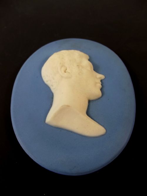 WEDGWOOD PORCELAIN MEDALLION OF HENRY BROUGHAM C1810 - ADDITIONAL PHOTO 1