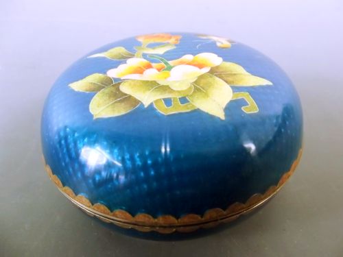 japanese cloisonne enamel kogo meiji period - CATEGORY: ANTIQUE BOXES - DATED 1900