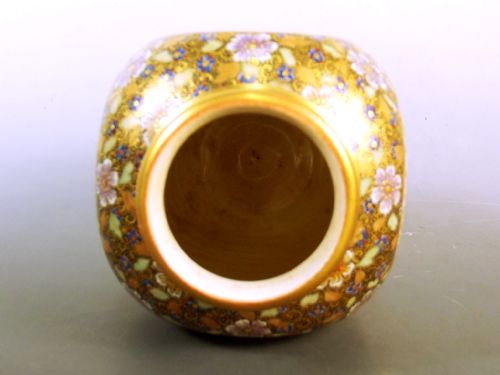 JAPANESE MEIJI PERIOD SATSUMA EARTHENWARE VASE - ADDITIONAL PHOTO 6