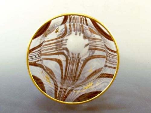THOMAS WEBB FILAMENTOSA GLASS VASE JULES BARBE DECORATION - ADDITIONAL PHOTO 5