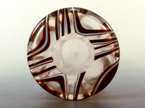THOMAS WEBB FILAMENTOSA GLASS VASE JULES BARBE DECORATION - ADDITIONAL PHOTO 6