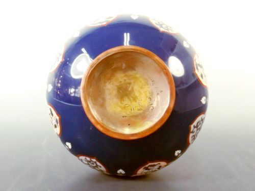 JAPANESE MEIJI PERIOD CLOISONNE ENAMEL VASE - ADDITIONAL PHOTO 3