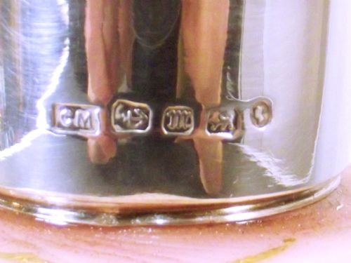T WEBB SILVER TOP PAINTED BURMESE GLASS PERFUME BOTTLE - ADDITIONAL PHOTO 6
