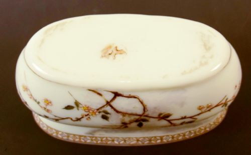 HARRACH OPAQUE GLASS VASE HAND ENAMELLED C1890 - ADDITIONAL PHOTO 5