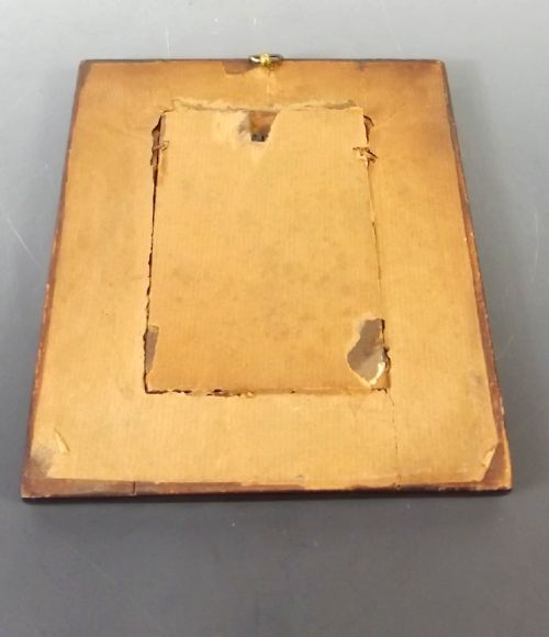 GEORGIAN MINIATURE PORTRAIT IN CHINESE LACQUER FRAME C1830 - ADDITIONAL PHOTO 4