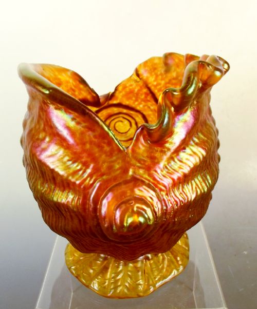 LOETZ CONCH SHELL GLASS VASE CANDIA PAPILLON - ADDITIONAL PHOTO 2