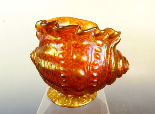 LOETZ CONCH SHELL GLASS VASE CANDIA PAPILLON - ADDITIONAL PHOTO 3